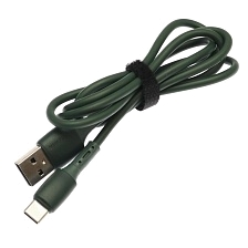 Кабель MRM G6 USB Type C, длина 1 метр, цвет темно зеленый