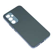 Чехол накладка для SAMSUNG Galaxy A54 5G, защита камеры, силикон, пластик, цвет темно синий