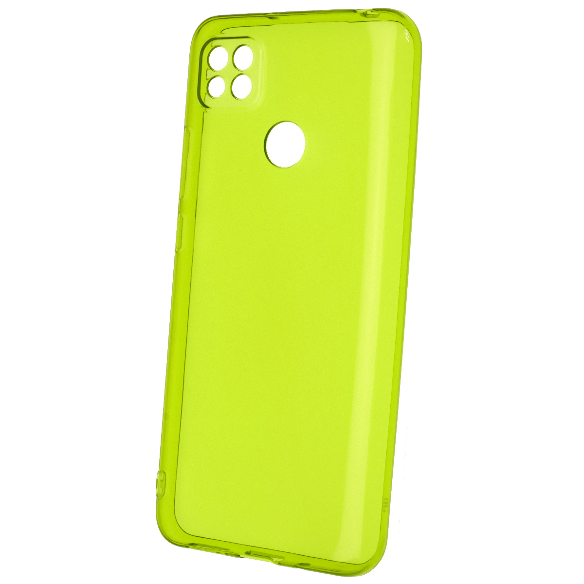 Чехол накладка Clear Case для XIAOMI Redmi 9C, Redmi 10A, силикон 1.5 мм, защита камеры, цвет прозрачно зеленый