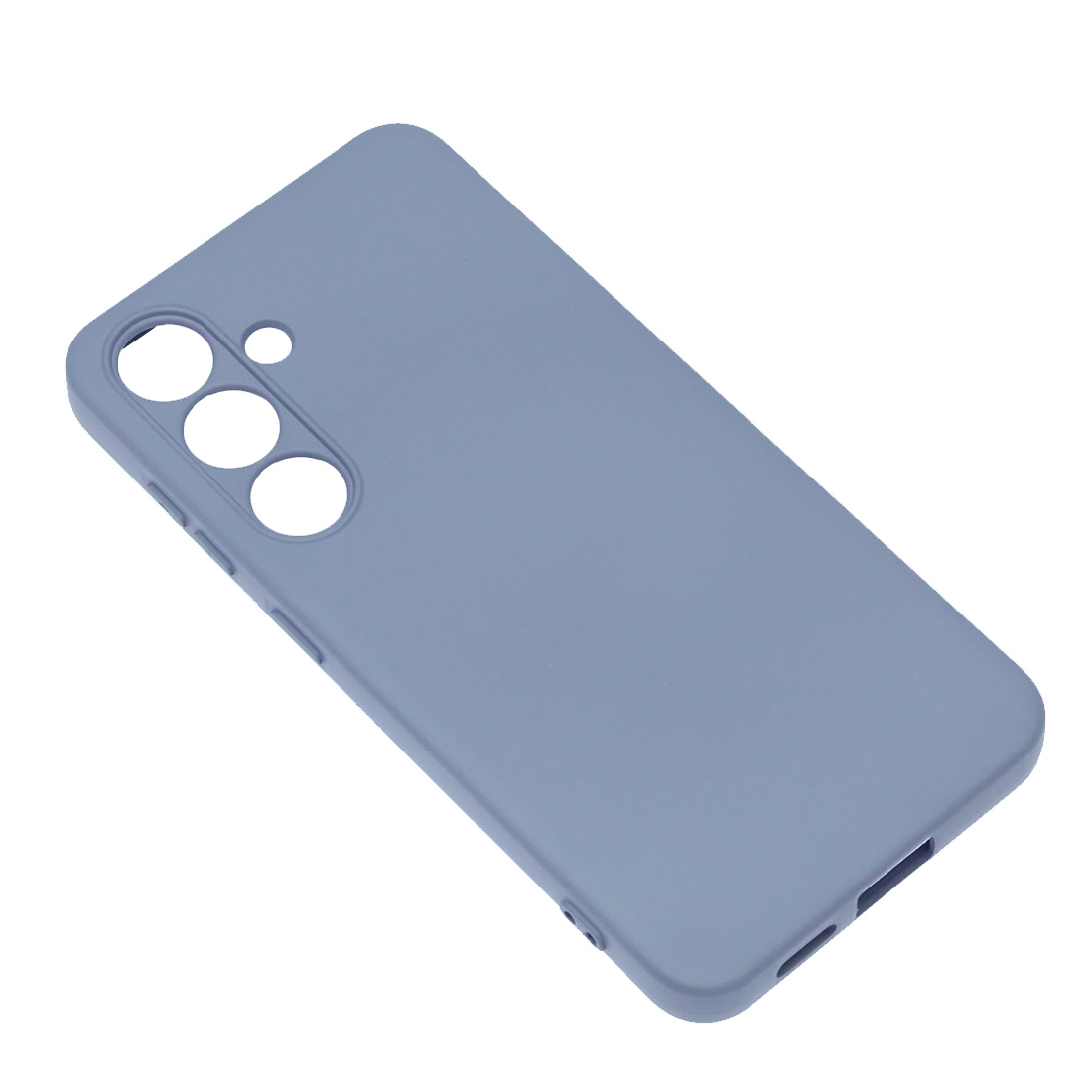 Чехол накладка NANO для SAMSUNG Galaxy S24, Galaxy S25, защита камеры, силикон, бархат, цвет космический серый