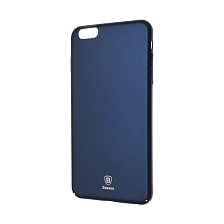 Чехол накладка BASEUS Thin Case для APPLE iPhone 6 Plus, 6S Plus, силикон, цвет синий.