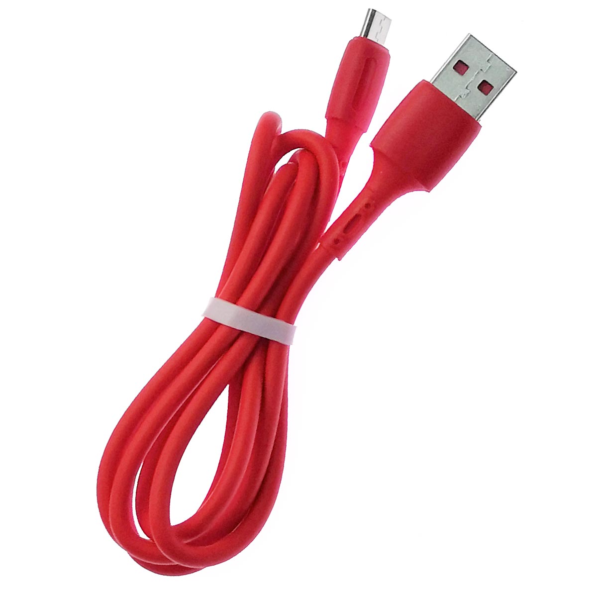 Кабель MRM MR39m Micro USB, 2.4А, длина 1 метр, силикон, цвет красный