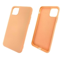 Чехол накладка для APPLE iPhone 11 Pro MAX 2019, силикон, цвет персиковый. Чехол накладка для APPLE iPhone 11 Pro MAX 2019, силикон, цвет персиковый.