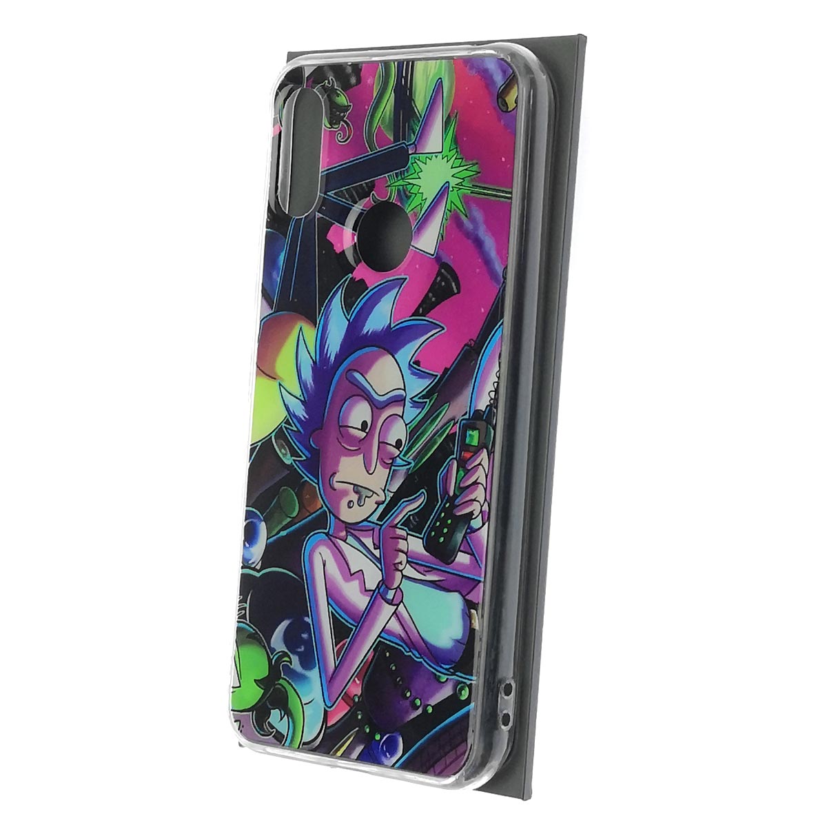 Чехол накладка для HUAWEI Honor 8A, Y6 2019, силикон, рисунок Безумный Рик Чехол накладка для HUAWEI Honor 8A, Y6 2019, силикон, рисунок Безумный Рик