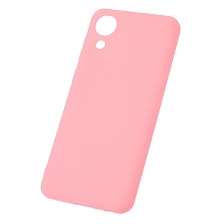 Чехол накладка для SAMSUNG Galaxy A03 Core (SM-A032F), силикон, цвет розовый