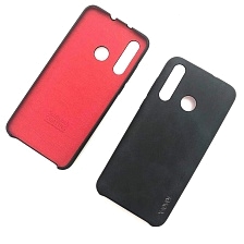Чехол накладка X-Level VINTAGE для HUAWEI Nova 4 (VCE-LX1), экокожа, силикон, цвет черный.