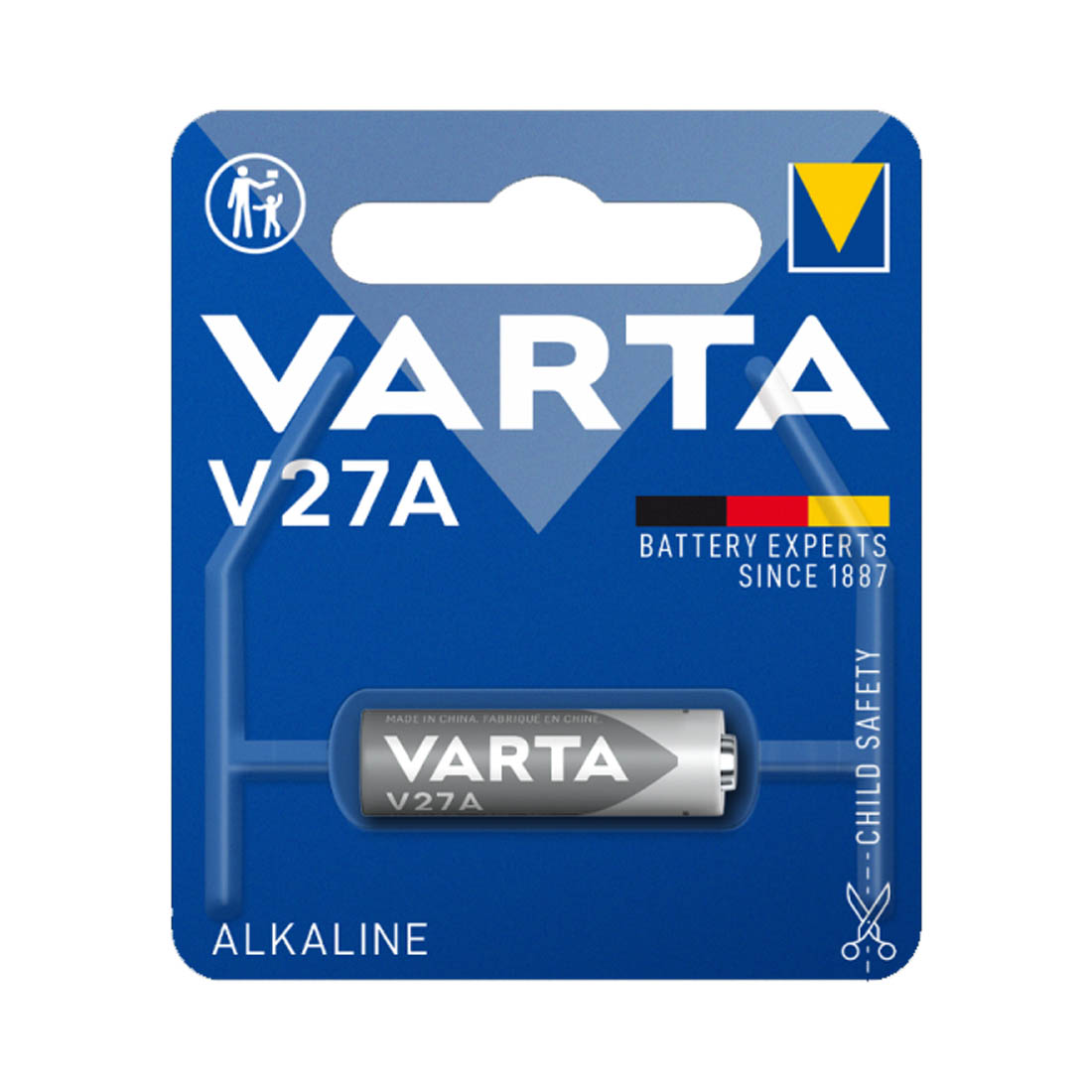 Батарейка VARTA ELECTRONICS V27A / LR27 / A27 / MN27 BL1 Alkaline 12V