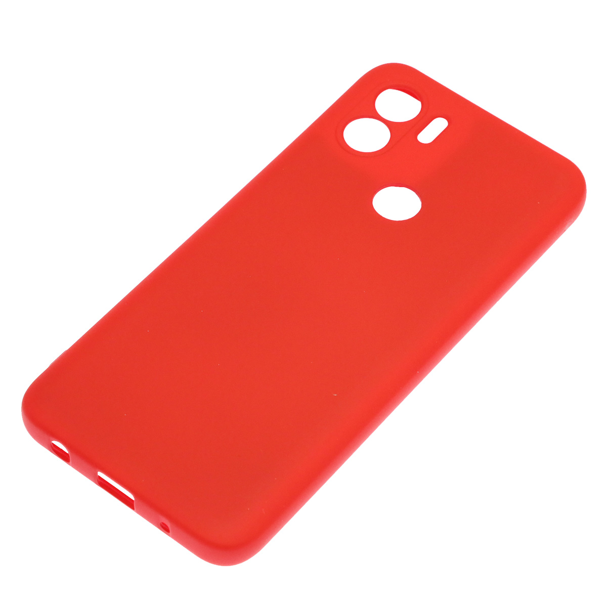 Чехол накладка NANO для Redmi A1 Plus, Redmi A2 Plus, POCO C51, силикон, бархат, цвет красный