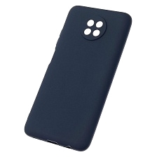 Чехол накладка SOFT TOUCH для XIAOMI Redmi Note 9T, силикон, матовый, цвет темно синий