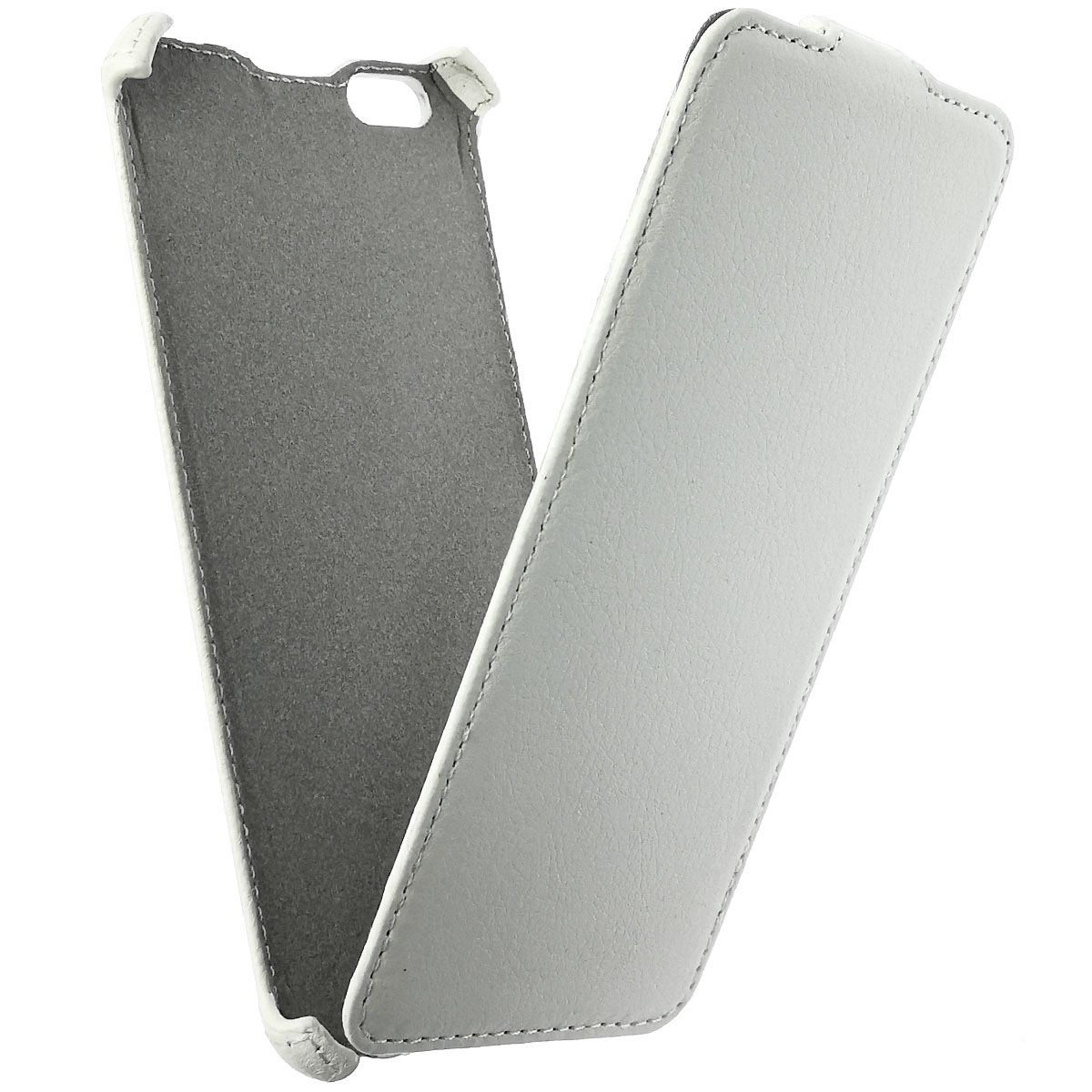 Чехол книжка Армор для APPLE iPhone 6 Plus, iPhone 6S Plus, экокожа, цвет белый Чехол книжка Армор для APPLE iPhone 6 Plus, iPhone 6S Plus, экокожа, цвет белый
