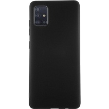 Чехол накладка GPS для SAMSUNG Galaxy A31 (SM-A315), силикон, матовый, цвет черный