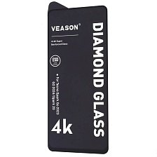 Защитное стекло VEASON DIAMOND GLASS для TECNO Spark 20, GO 2024, цвет окантовки черный