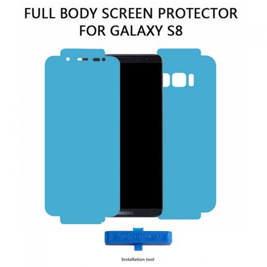 Защитная противоударная пленка Lito 360° Full Cover на 2 стороны для SAMSUNG Galaxy S8 (SM-G950), прозрачная.