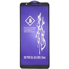Защитное стекло 6D Rinbo для SAMSUNG Galaxy A01 Core (SM-A013), цвет окантовки черный