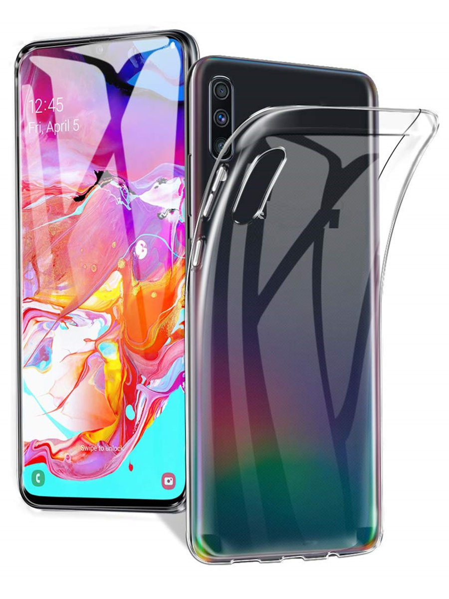 Чехол-накладка New Color для SAMSUNG Galaxy A60 2019 (SM-A605), Galaxy M40 (SM-M405), силиконовая, 1.0 mm, прозрачная.