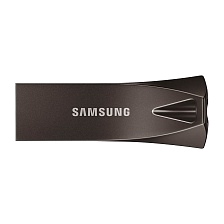 Флешка USB 3.1 64GB SAMSUNG BAR Plus, 300MB/s, цвет темно серый