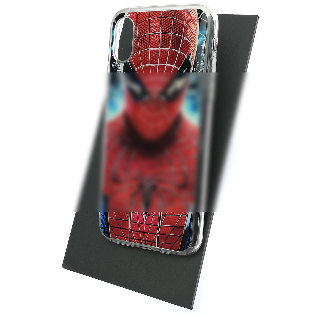 Чехол накладка для APPLE iPhone X, XS, силикон, глянцевый, рисунок Spider Man