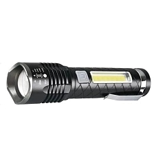 Фонарь ручной светодиодный MANS MN-P20-PM-TG, металлический, цвет черный