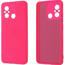 Чехол накладка NANO для XIAOMI Redmi 12C, XIAOMI POCO C55, силикон, бархат, цвет фуксия Чехол накладка NANO для XIAOMI Redmi 12C, XIAOMI POCO C55, силикон, бархат, цвет фуксия