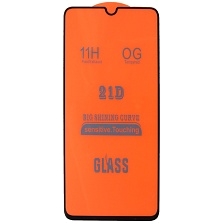 Защитное стекло 21D GLASS FULL GLUE для SAMSUNG Galaxy A22S (SM-A226), цвет окантовки черный