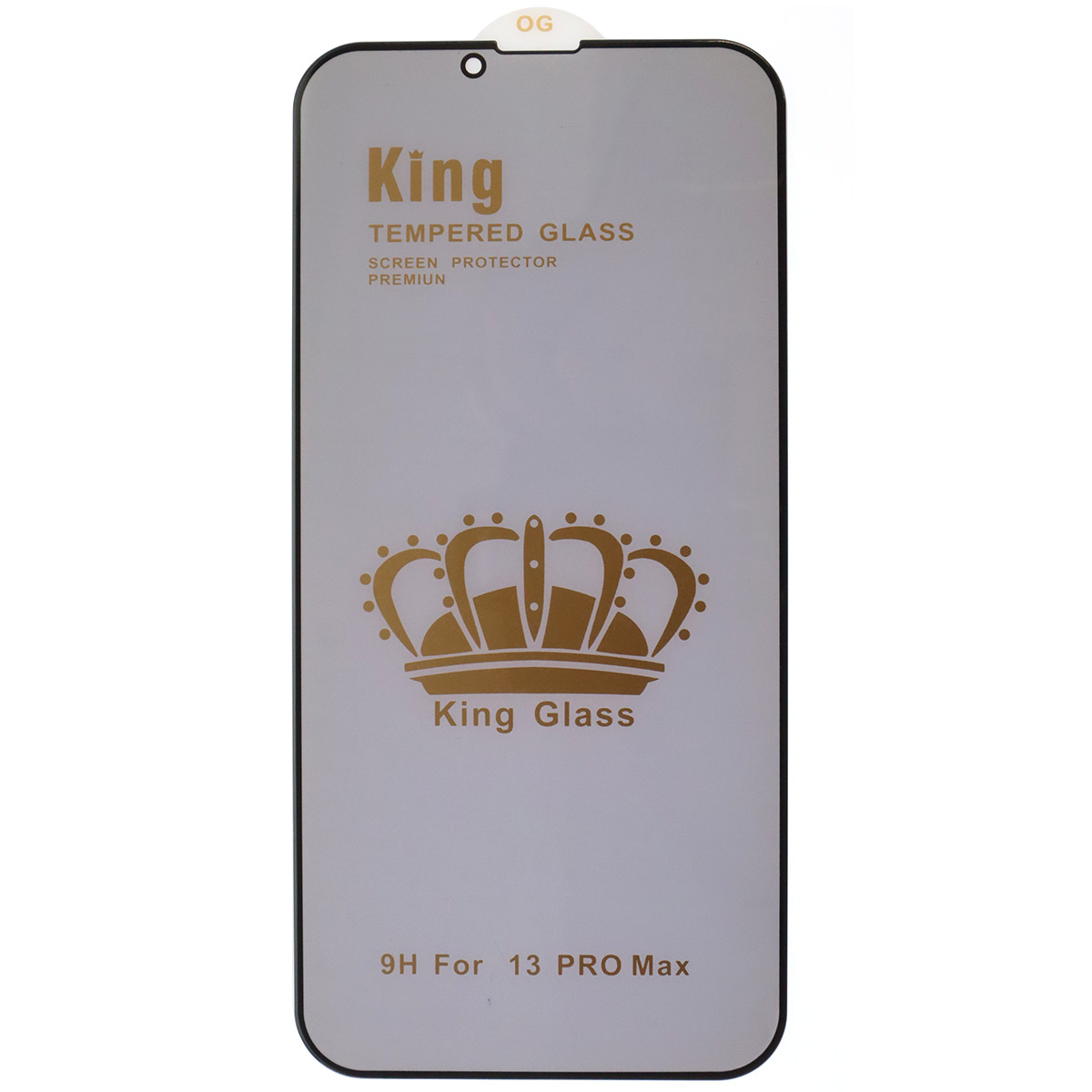 Защитное стекло Антишпион King Glass для APPLE iPhone 13 Pro Max (6.7"), iPhone 14 Plus (6.7"), цвет окантовки черный Защитное стекло Антишпион King Glass для APPLE iPhone 13 Pro Max (6.7"), iPhone 14 Plus (6.7"), цвет окантовки черный