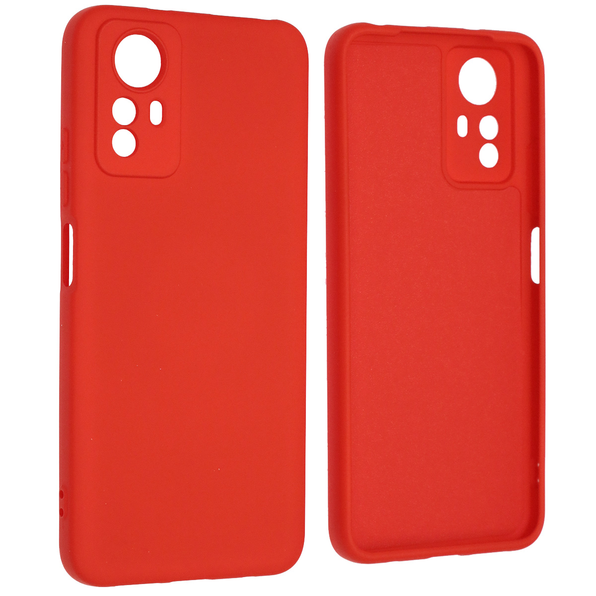 Чехол накладка NANO для XIAOMI Redmi Note 12S, силикон, бархат, цвет красный