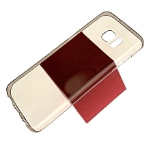 Чехол накладка TPU CASE для SAMSUNG Galaxy S7 Edge (SM-G935), силикон, ультратонкий, цвет прозрачный.