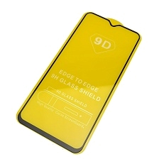 Защитное стекло 9D Full Glue для XIAOMI Redmi Note 8, цвет канта черный.