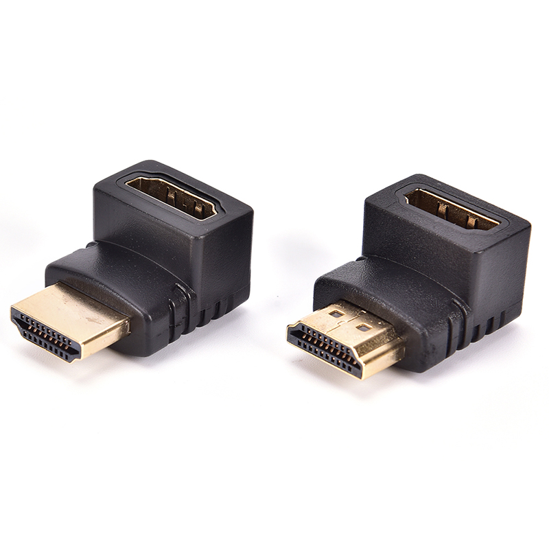 Переходник угловой HDMI F - M (90 градусов) Ultra UC12-20099P, цвет черный