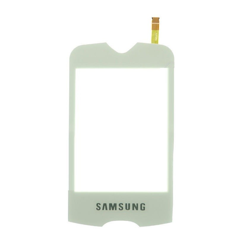 Тачскрин (сенсорное стекло) Samsung S3370 (белый) 1-я категория.
