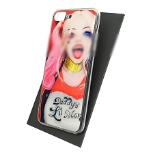 Чехол накладка для APPLE iPhone 7 Plus, iPhone 8 Plus, силикон, глянцевый, рисунок Daddys Lil Mon