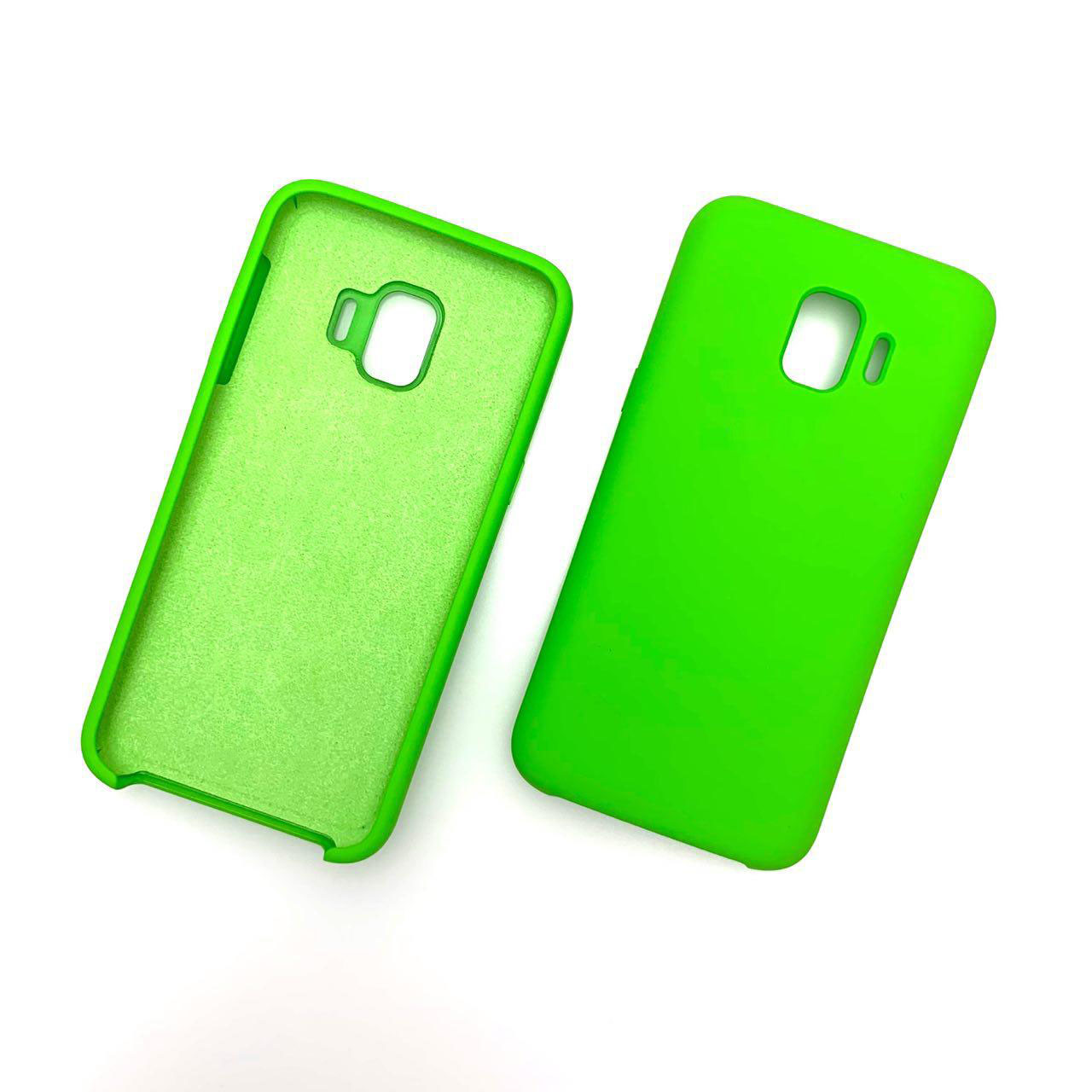 Чехол накладка Silicon Cover для SAMSUNG Galaxy J2 Core (SM-J260), силикон, бархат, цвет салатовый. Чехол накладка Silicon Cover для SAMSUNG Galaxy J2 Core (SM-J260), силикон, бархат, цвет салатовый.