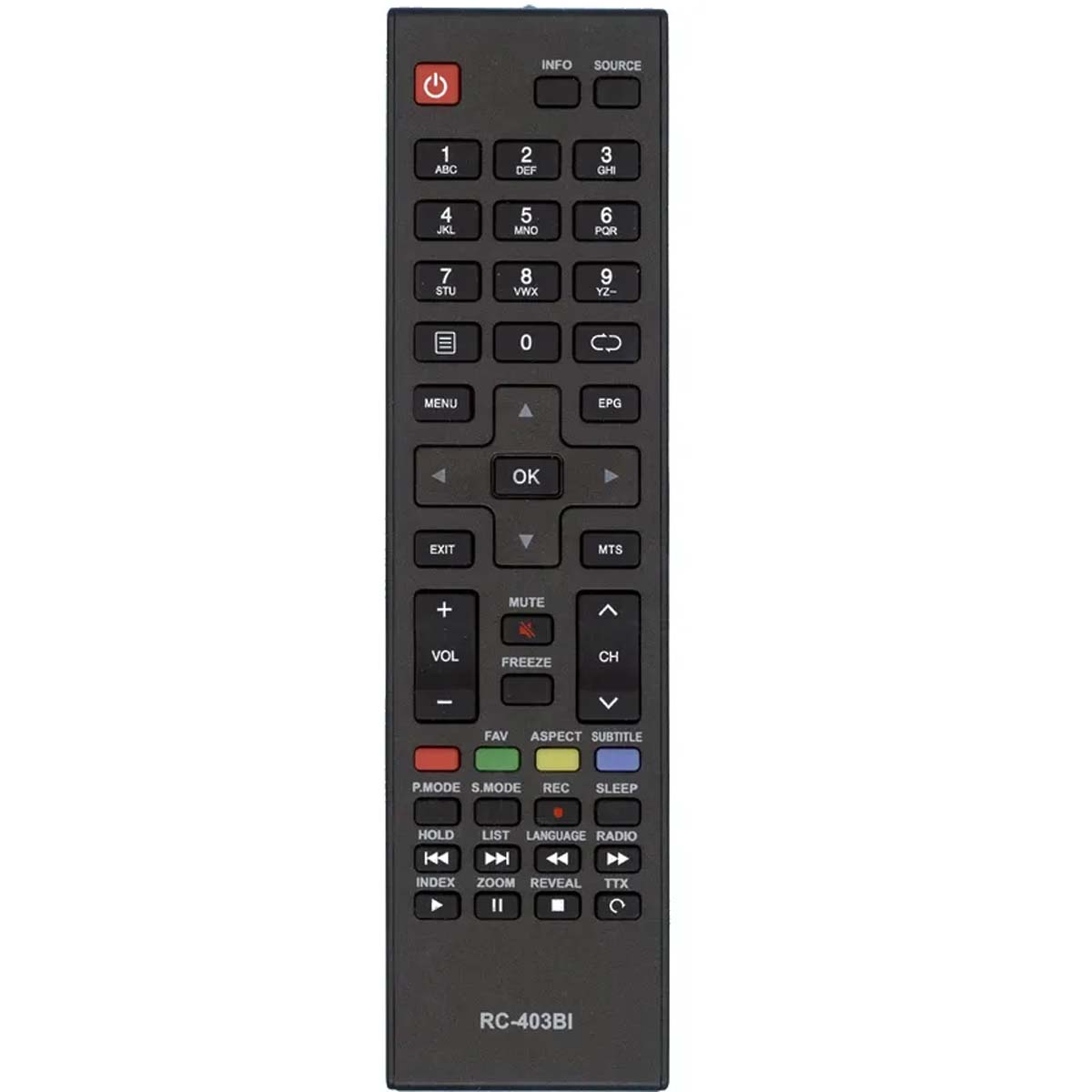 Пульт ДУ RC-403BI для телевизоров DAEWOO, цвет черный