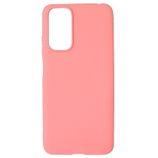 Чехол накладка для XIAOMI Redmi Note 11 4G, Redmi Note 11S, силикон, цвет розовый