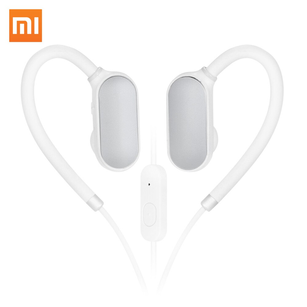 Гарнитура (наушники с микрофоном) беспроводная, XIAOMI Mi Sport Bluetooth Earphones YDLYEJ01LM, цвет белый (уценка)