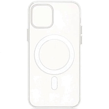 Чехол накладка Clear Case для APPLE iPhone 13, с поддержкой MagSafe, силикон, цвет прозрачный