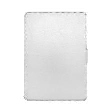 Чехол книжка для APPLE iPad Air, iPad 5, экокожа, цвет белый.