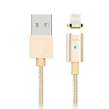 HOCO U16 USB Дата-кабель магнитный коннектор APPLE Lightning 8-pin, 1.2 метра 5V-2.4A, цвет золотистый | Все по 150