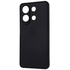 Чехол накладка для XIAOMI Redmi Note 13, защита камеры, силикон, цвет черный