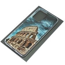 Чехол накладка для XIAOMI Redmi Note 12 4G, силикон, глянцевый, рисунок Колизей