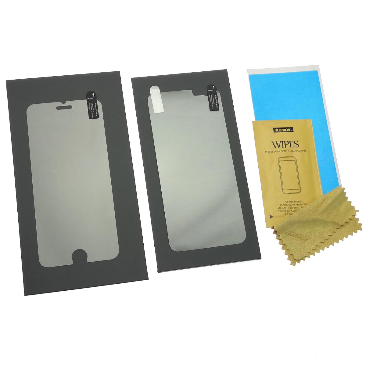 Комплект защитное стекло экрана и пленка задней крышки REMAX для APPLE iPhone 6, iPhone 6S, цвет прозрачный