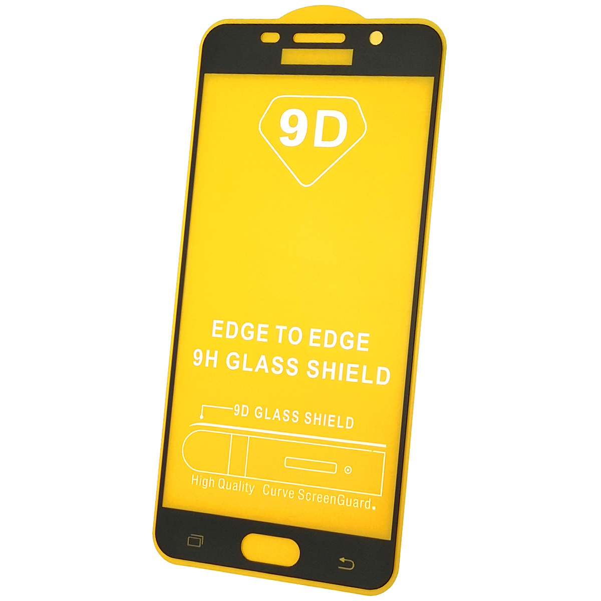Защитное стекло 9D для SAMSUNG Galaxy A5 2016 (SM-A510), цвет окантовки черный