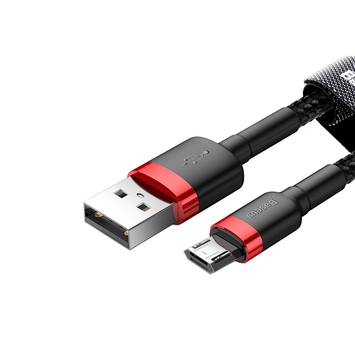 BASEUS CAMKLF-A91 Cafule кабель Micro USB, 2.4A, длина 0.5 метра, нейлоновое армирование, цвет черный