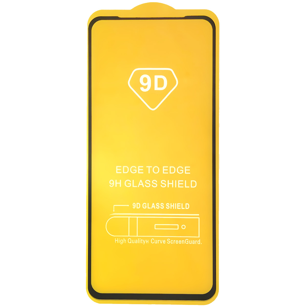 Защитное стекло 9D для XIAOMI Redmi Note 9, Redmi Note 9T, цвет канта черный