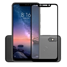 Защитное стекло 5D/полный клей/тех.пак/ для Xiaomi Redmi NOTE 6 PRO (2018) черный.
