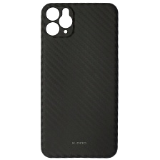 Чехол накладка K-DOO для APPLE iPhone 11 Pro Max (6.5), силикон, карбон, цвет черный Чехол накладка K-DOO для APPLE iPhone 11 Pro Max (6.5), силикон, карбон, цвет черный