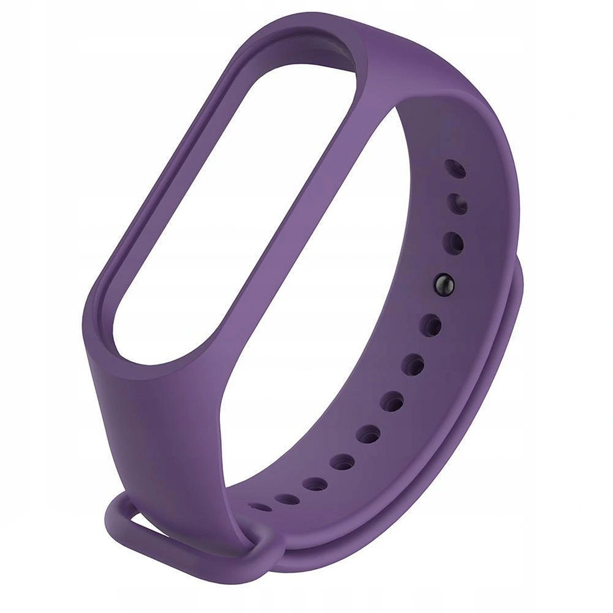 Ремешок на запястье, браслет для XIAOMI Mi Band 3, 4, силикон, цвет фиолетовый