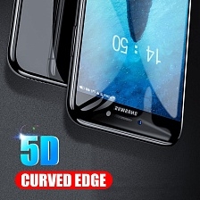 Защитное стекло Lito (премиальное качество) "5D" FULL GLUE для SAMSUNG Galaxy A6 Plus 2018 (SM-A605), цвет канта чёрный. Защитное стекло Lito (премиальное качество) "5D" FULL GLUE для SAMSUNG Galaxy A6 Plus 2018 (SM-A605), цвет канта чёрный.