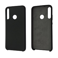 Чехол накладка Silicon Cover для HUAWEI Honor 9C, P40 Lite E, Y7P, силикон, бархат, цвет черный.