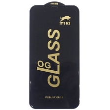 Защитное стекло OG Glass для APPLE iPhone XR, iPhone 11, цвет окантовки черный